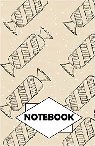 تحميل Notebook: Dot-Grid, Graph, Lined, Blank Paper: Candies 3: Small Pocket diary 110 pages, 5.5&quot; x 8.5&quot;