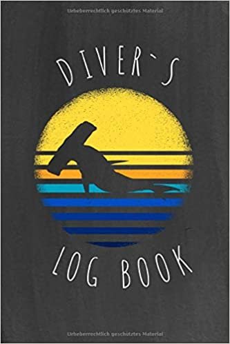 Diver`s Log Book: Divelog for 100 Dives - Scuba Diving Logbook - 6x9 Dimension - Hammerhead Shark Soft Cover Design indir