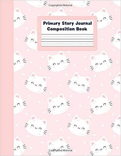 indir Cats Primary Story Journal Composition: Dotted Midline and Picture Space Grades K-2 Composition School Exercise Book 120 Story Pages (Cute Cats ... Drawing and Primary Ruled Lines for Creative.