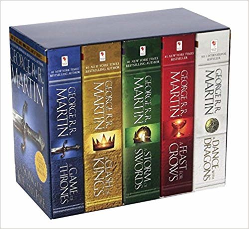 تحميل George R. R. Martin&#39;s a Game of Thrones 5-Book Boxed Set (Song of Ice and Fire Series): A Game of Thrones, a Clash of Kings, a Storm of Swords, a Feast for Crows, and a Dance with Dragons