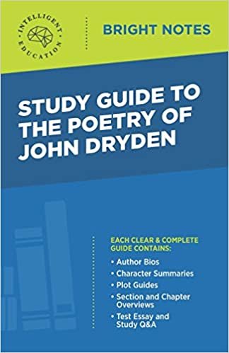 Study Guide to The Poetry of John Dryden indir