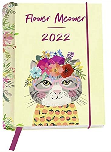 ダウンロード  Flower Meower 2022 - Buchkalender: Wochenkalender mit 12 Postkarten (Terminplaner fuer die Handtasche) 本