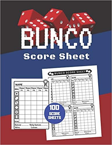 indir Bunco Score Sheet: V.28 100 Bunco Score Pad for Dice game / Bunco Scorekeeping / Score Keeping Book Large size