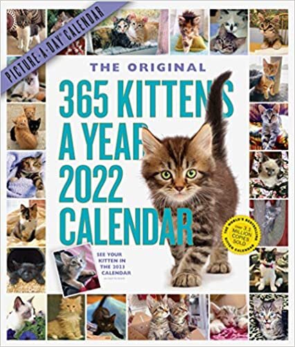 365 Kittens-A-Year Picture-A-Day Wall Calendar 2022