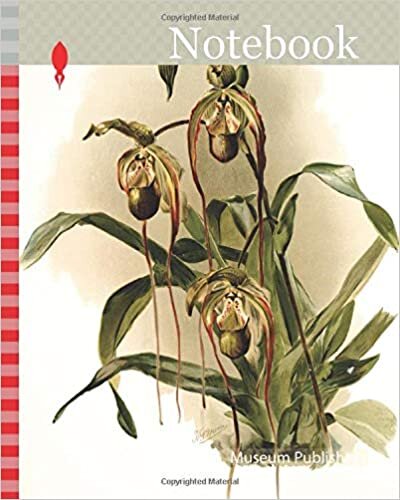 Notebook: Orchid, Selenipedium hybridum nitidissimum, Sander, F. (Frederick), 1847-1920, Leutzsch, Gustav, Lithographer, Moon, H. G, Artist