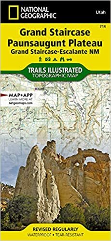 ダウンロード  National Geographic Trails Illustrated Topographic Map Grand Staircase, Paunsaugunt Plateau, Utah: Grand Staircase-Escalante NM (National Geographic Trails Illustrated Map) 本