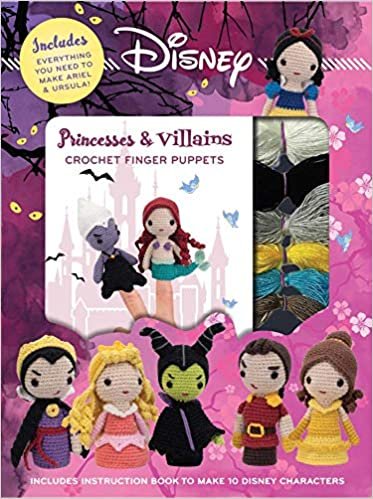 Disney Crochet Finger Puppets: Princess vs Villains (Crochet Kits)