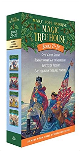 Magic Tree House Books 21-24 Boxed Set: American History Quartet (Magic Tree House (R)) indir