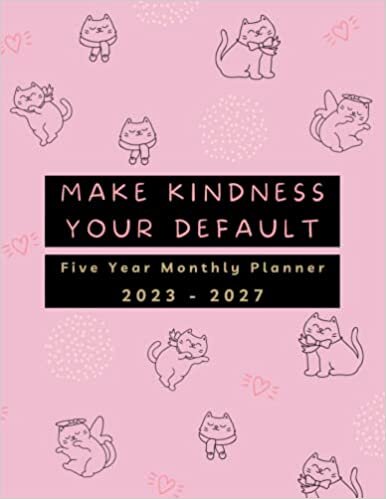 2023-2027 Five Year Monthly Planner Cute Cats Cover: 60 Months Calendar| Agenda Schedule Federal Holidays| At A Glance Monthly Organizer with Notes, Goals and To-Do list| Large 8,5 x 11 inches size