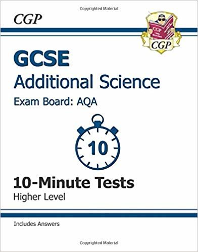 GCSE Additional Science AQA 10-Minute Tests (including Answers) - Higher (A*-G course) indir