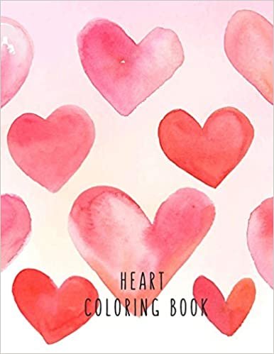 indir Heart Coloring Book: Heart Gifts for Kids 4-8, Boys, Girls or Adult Relaxation | Stress Relief lover Birthday Coloring Book Made in USA