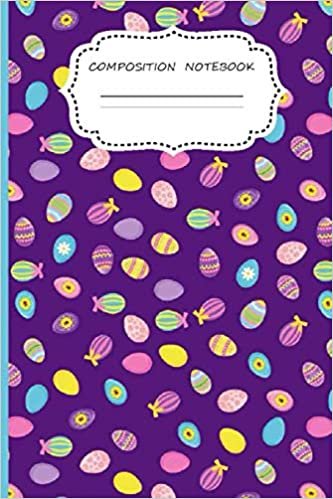Composition Notebook: Wide Ruled Paper Notebook Journal |Lined Workbook for s Kids Students Girls for Home School College Cute Cat & Donut Pattern indir