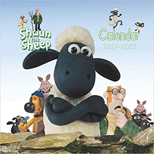 Shaun the sheep Calendar 2021: Book Calendar 2021-2022 With 16 months
