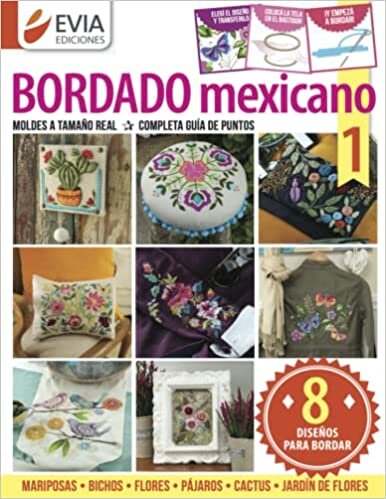 تحميل Bordado mexicano 1: 8 diseños para bordar (Spanish Edition)
