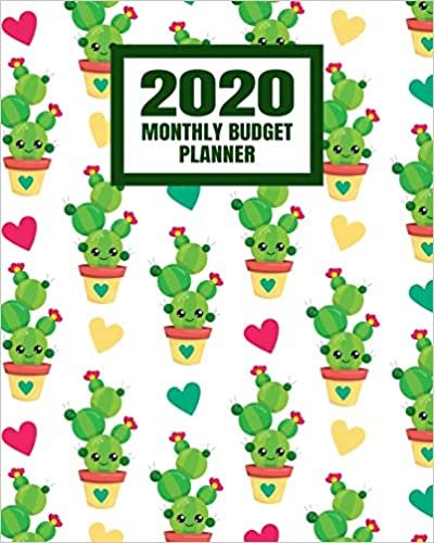 تحميل 2020 Monthly Budget Planner: Weekly Budget Bill Planner Organizer Expense Tracker Notebook Cactus Hearts Succulent