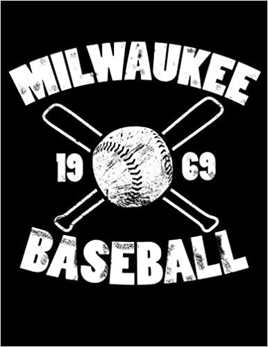 Milwaukee Baseball: Vintage and Distressed Milwaukee Baseball Notebook for Baseball Lovers indir