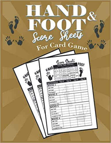 indir Hand And Foot Score Sheets for Card Game: Hand and Foot Score Cards and Pads | Board Game Sheets | Card and Notepad | Score pages | Large Prinpad t 8.5 x 11 Inch
