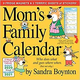 تحميل Mom&#39;s Family Wall Calendar 2021