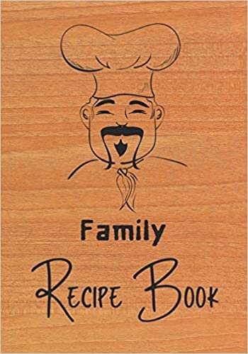 Family Recipe Book: Recipe binder: Elegant recipe holder to Write In Recipe cards, chic Food Graphics design, Document all Your recipe box and Notes ... recipe keeper, 100-Pages 7" x 10" V 2.0 indir