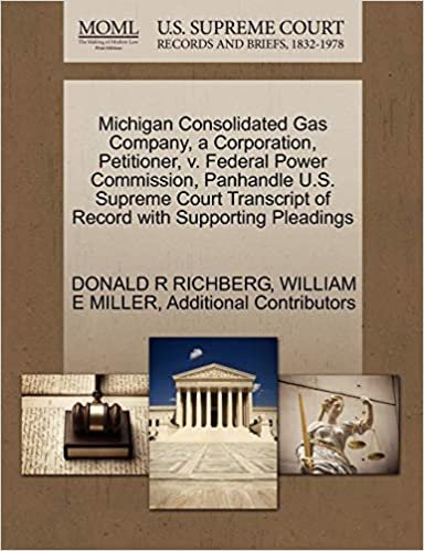 indir Michigan Consolidated Gas Company, a Corporation, Petitioner, v. Federal Power Commission, Panhandle U.S. Supreme Court Transcript of Record with Supporting Pleadings
