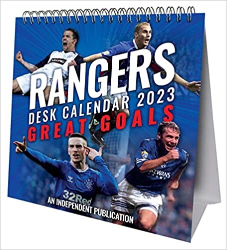 The Glasgow Rangers FC 2023 Desk Easel Calendar