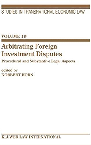 اقرأ arbitrating الأجنبية نوع من الاستثمار خلاف (في حالة الدراسات transnational الاقتصادي قانون مجموعة) الكتاب الاليكتروني 