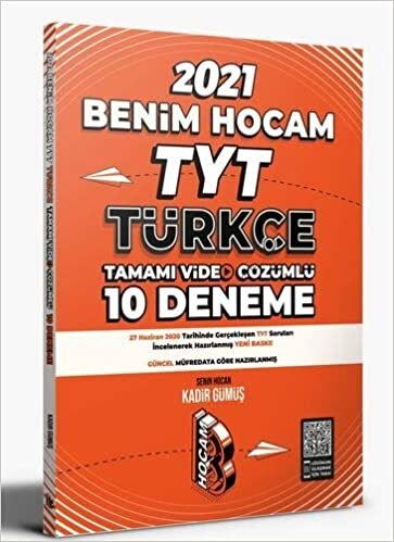 indir Benim Hocam 2021 TYT Türkçe Tamamı Video Çözümlü 10 Deneme Sınavı
