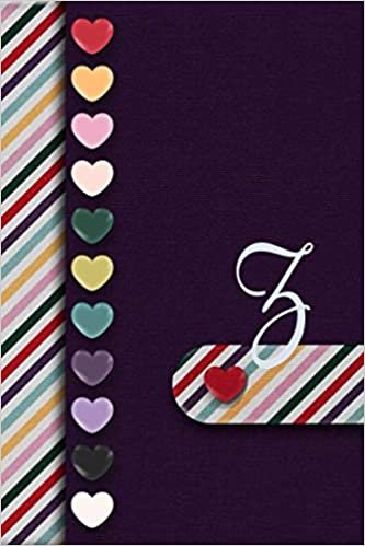 indir Z: Letter Z Half Lined Half Blank Notebook. Personalized Initial Monogram Journal Diary Cute Hearts Gift for Writing and Drawing Pictures for Girls with Z Name