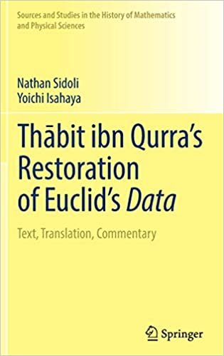 تحميل Thabit ibn Qurra&#39;s Restoration of Euclid&#39;s Data: Text, Translation, Commentary