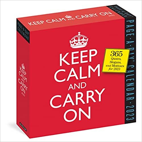 Keep Calm and Carry On Page-A-Day Calendar 2023