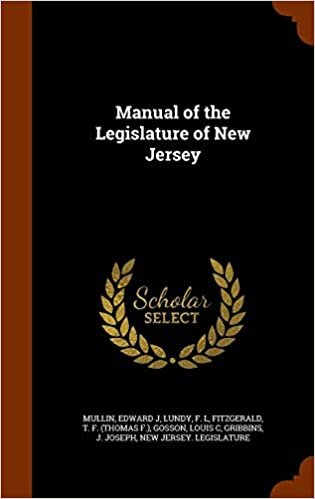 Manual of the Legislature of New Jersey indir