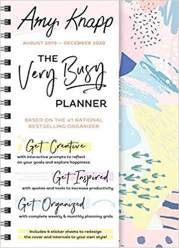Amy Knapp's the Very Busy 2020 17- Month Planner: August 2019-December 2020