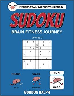 تحميل Sudoku Brain Fitness Journey: Volume 3 - 200 Hard Large Print Puzzles (The Brain Books)
