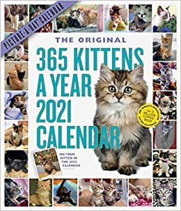 ダウンロード  The Original 365 Kittens A Year Picture-a-Day 2021 Calendar 本