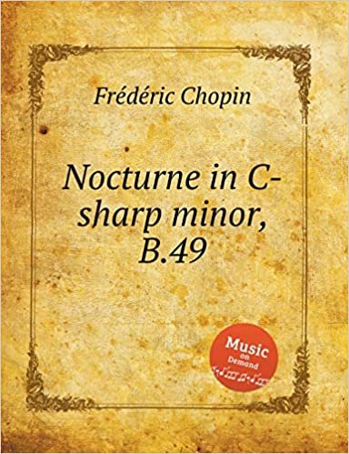 Nocturne in C-sharp minor, B.49 (Musical Scores) indir