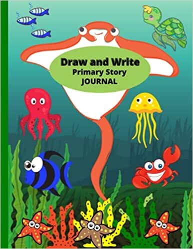 indir Draw and Write Primary Story Journal: Notebook - Grades K-2: Primary Composition Book Half Page Dotted Midline Creative Picture Notebook Early ... (Journals for Kids with Coloring Pages)
