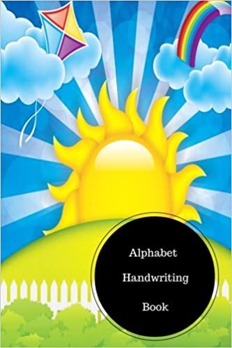 indir Alphabet Handwriting Book: Alphabet Writing Practice Sheets For Preschoolers. Handy 6 in by 9 in Notebook Journal. A B C in Uppercase &amp; Lower Case. Dotted, With Arrows And Plain