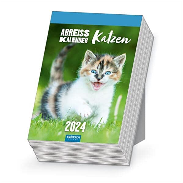 ダウンロード  Troetsch Abreisskalender Katzen 2024: Aufstellkalender Tischkalender Abreisskalender 本