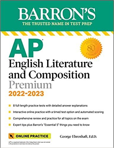 indir AP English Literature and Composition: With 8 Practice Tests (Barron&#39;s Test Prep)