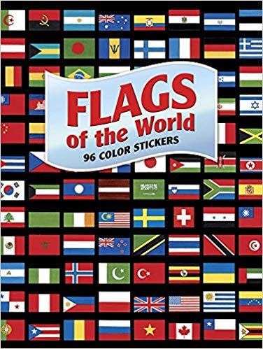 تحميل أعلام of the World اللون: 96 ملصقات (Dover ملصقات)