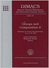 indir Groups and Computation II (DIMACS SERIES IN DISCRETE MATHEMATICS AND THEORETICAL COMPUTER SCIENCE): v. 2