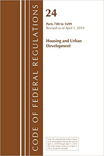 اقرأ Code of Federal Regulations, Title 24 Housing and Urban Development 700-1699, Revised as of April 1, 2019 الكتاب الاليكتروني 