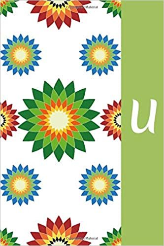 U: Notebook Initial Monogram Letter U, with fantastic Design with amazing Color indir