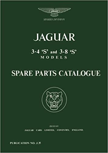 Jaguar 3.4 'S' & 3.8 'S' Models Parts Catalogue (Official Parts Catalogue S) indir