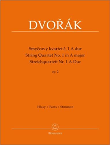 Streichquartett Nr. 1 A-Dur op. 2 (Smyccový kvartet c. 1 A dur op. 2): Stimmen indir