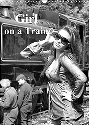 Girl on a Train (Wall Calendar 2021 DIN A3 Portrait): Girl with steam trains (Monthly calendar, 14 pages )
