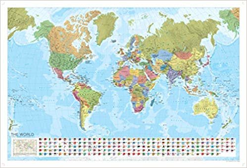تحميل خريطة العالم السياسية (ماركو بولو الخرائط)