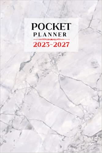 ダウンロード  2023-2027 Monthly Planner - 5 Years: 2023-2027 Purse Calendar Monthly Planner 4x6 Inch | 5 Year Monthly Pocket Planner/Calendar, Jan 2023 - Dec 2037 | Marble Theme 本