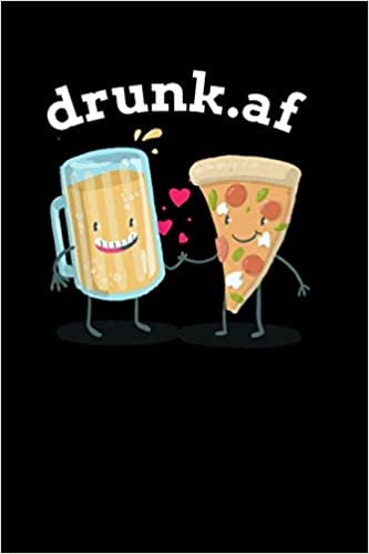 drunk.af: Inappropriate Housewarming Gift - Home Brewing Journal - Gift For Wine Lovers, Beer Drinkers & Gift For Cocktail Lover - Paperback Distilling Spirits Journal With Funny Saying indir