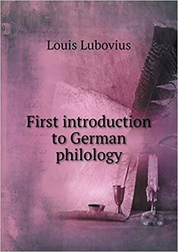 اقرأ First Introduction to German Philology الكتاب الاليكتروني 